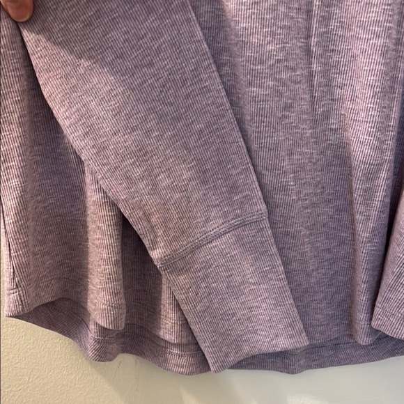 GAP Ribbed Henley Shirt in Purple - Picture 5 of 8